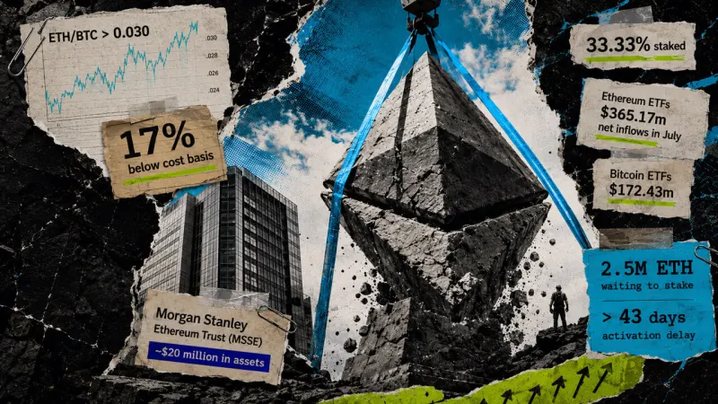 Ethereum Beats Bitcoin in July Gains, but On-Chain Risks Remain